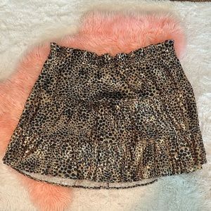 Anthropologie Othlia Animal Print Skirt